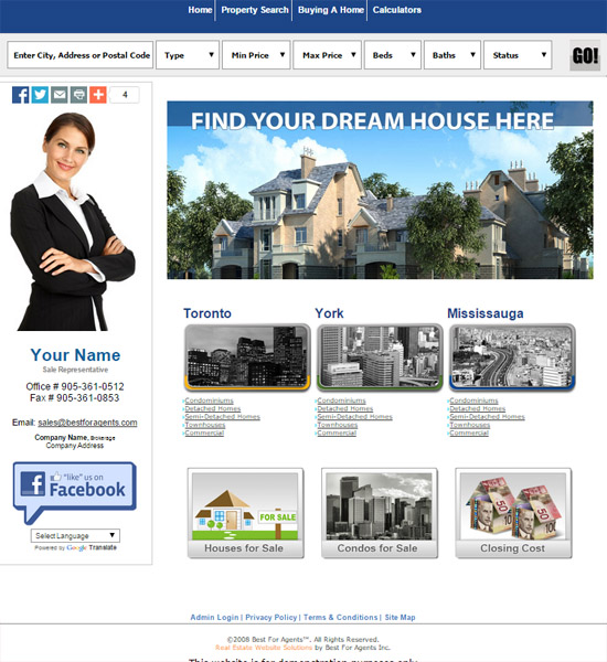 realtor web template