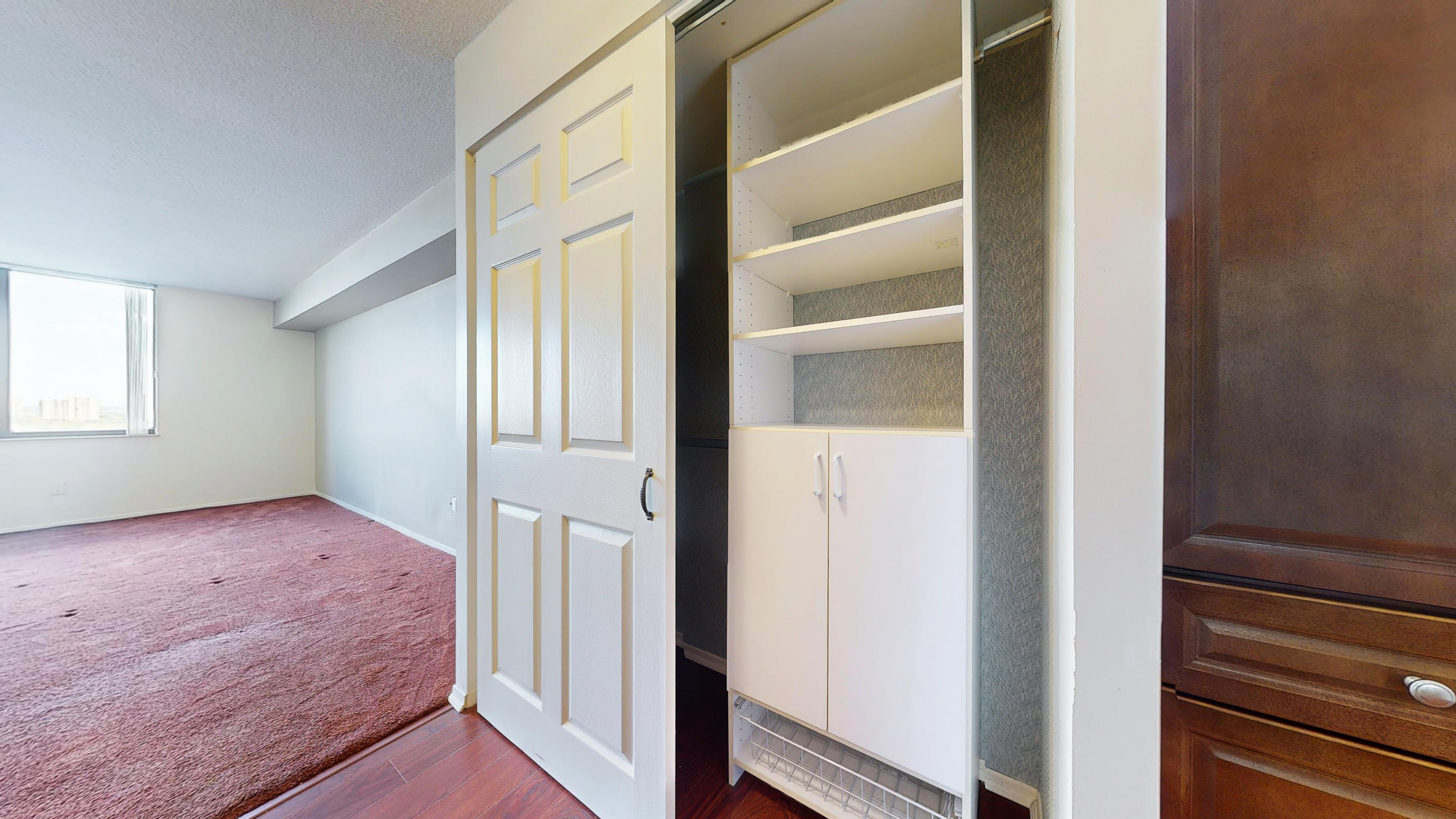 Skygarden unit 1401 master bedroom closet