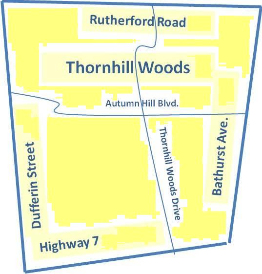 Thornhill Woods Real Estate Map
