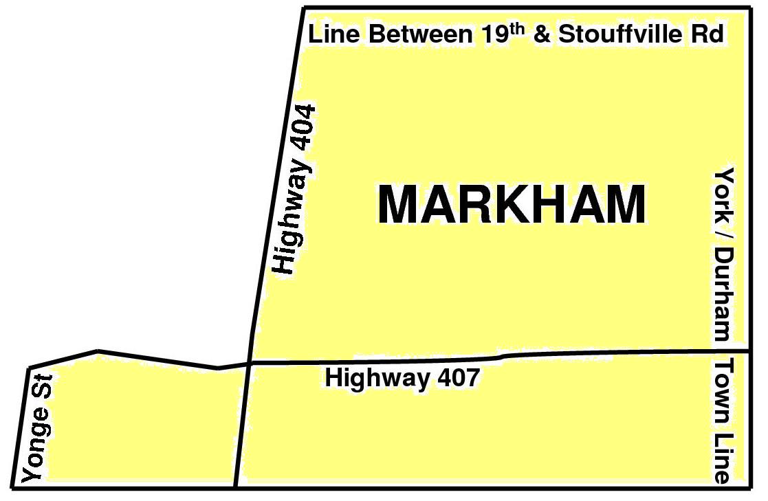 Markham Neighbourhood Map