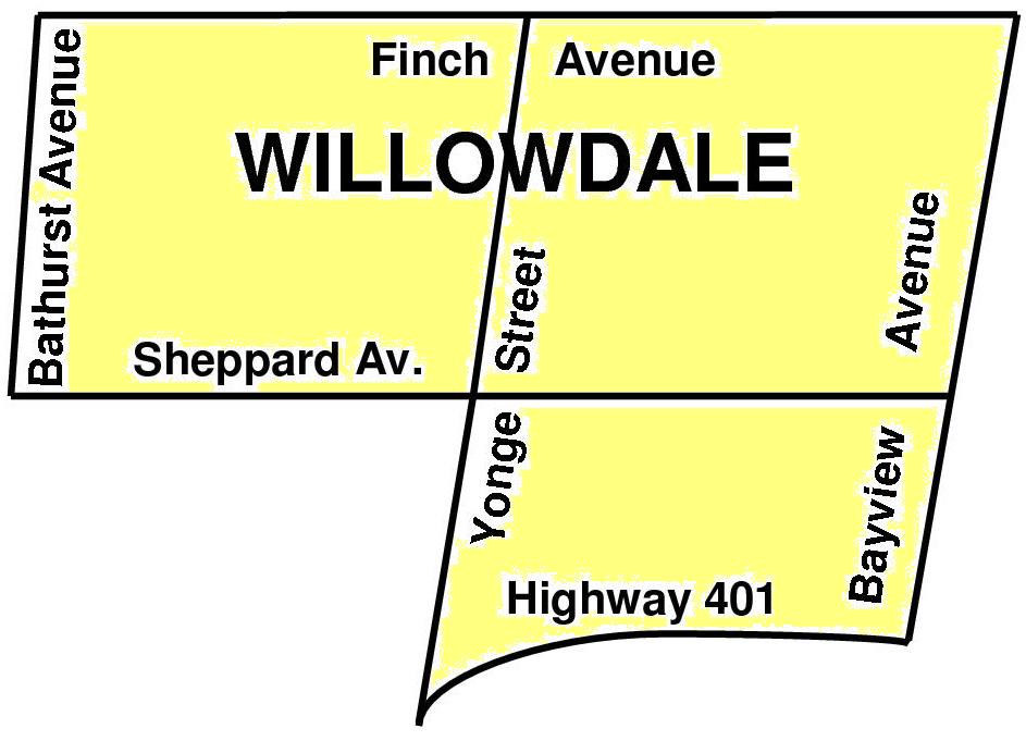 Willodale Neighbourhood Map